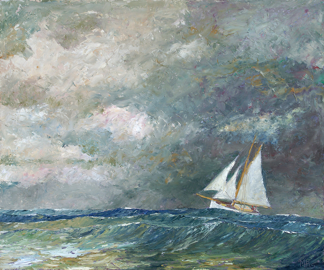 Sail rough weather